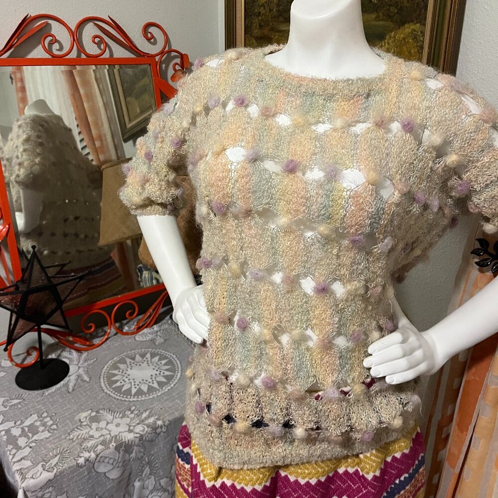 Jenny Lilly Pastel Vintage Sweater - Size M